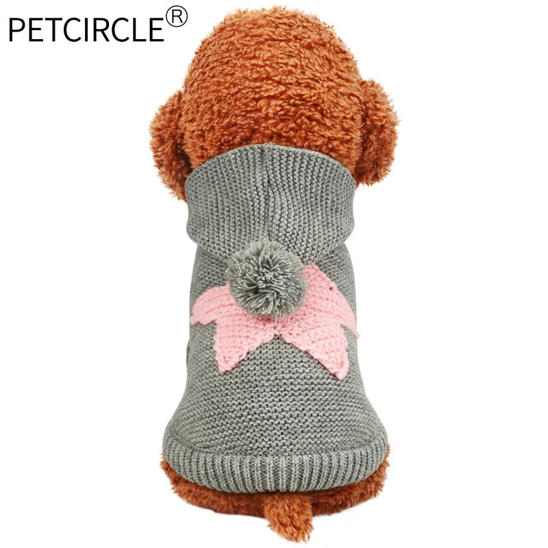 PETCIRCLE Vêtements pour chien Teddy Chiot Bulldog Français Chihuahau Vêtements pour chien Automne Hiver Vêtements pour chat Pull Étoile de mer nordique