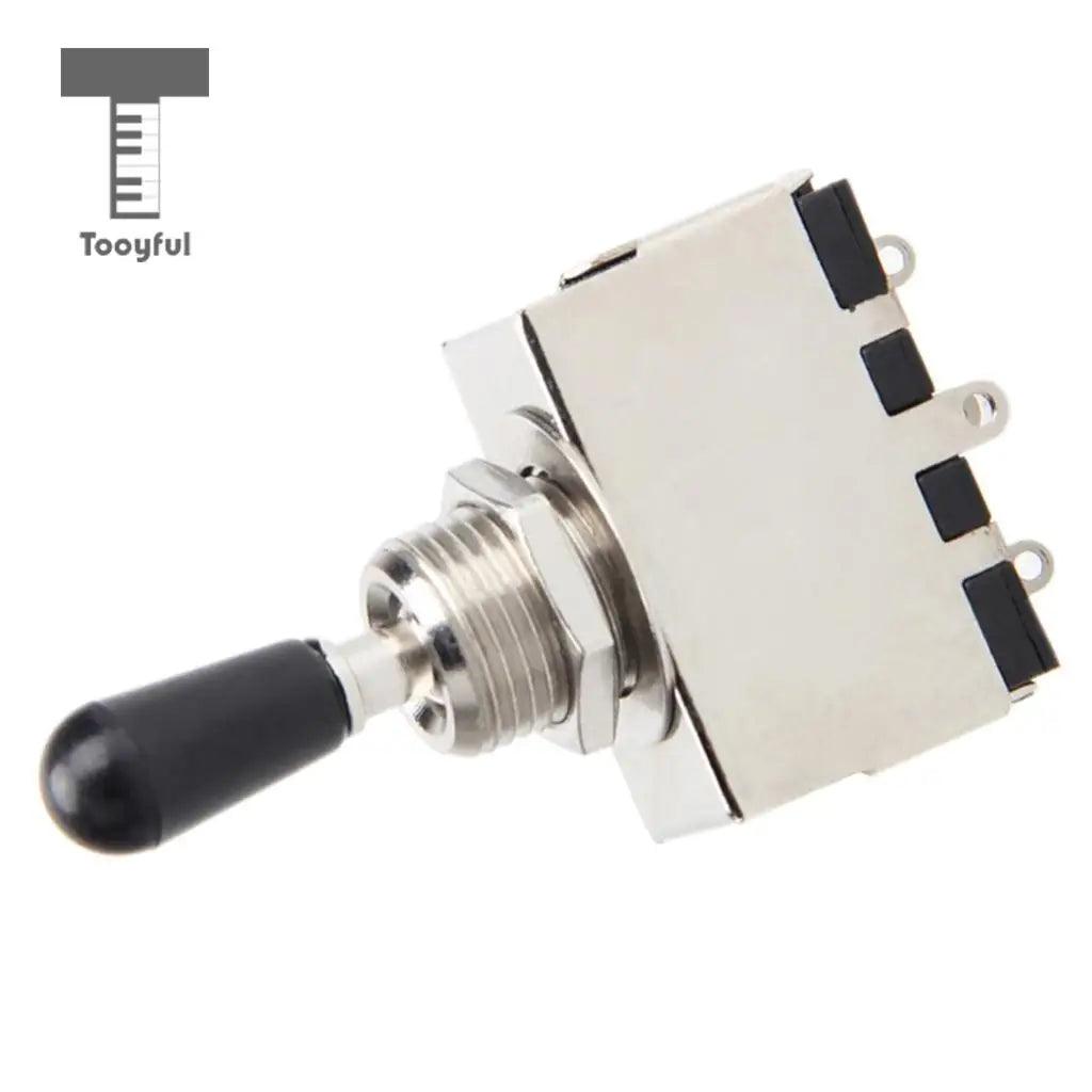 Tooycomparator-Remplacement d'interrupteur interdit à 3 voies, sélecteur 514 up avec bouton noir pour pièces électriques LP