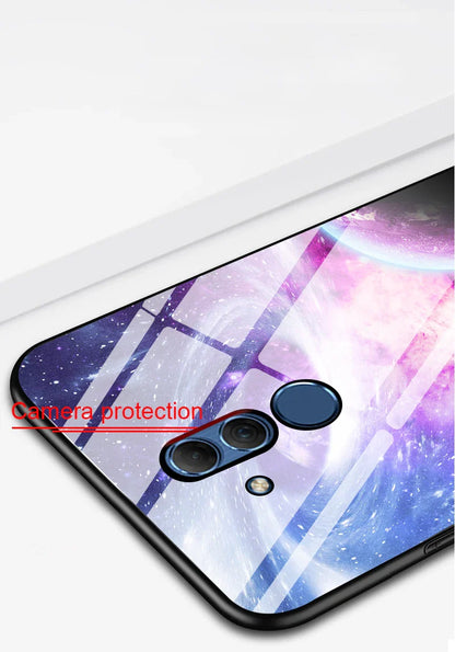 Custom Glass Phone Case for iPhone 13 14 12 7 8 Plus X 11 Pro XS MAX XR 6 SE 6s Cover DIY Customized Design Picture Name Photo
