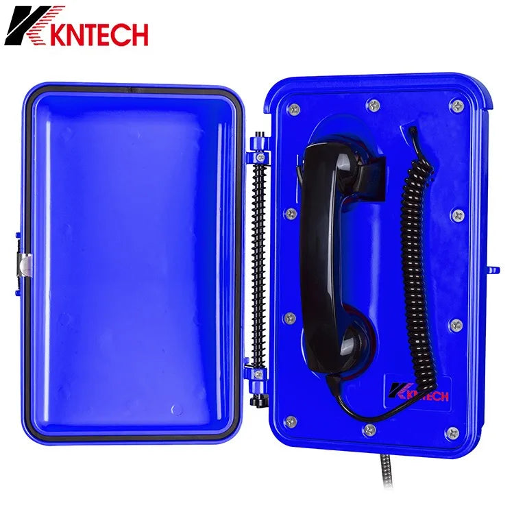 VoIP Weather Resistant Telephone Water Proof Telephones with IP66 Protection Door Cover KNSP-01T3J