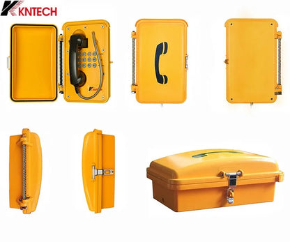 VoIP Weather Resistant Telephone Water Proof Telephones with IP66 Protection Door Cover KNSP-01T3J