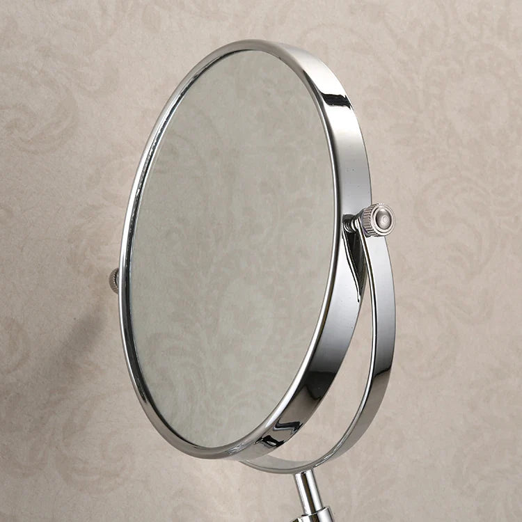 Becola 8 Pouces 3X Grossissant Mur Maquillage Miroir Recto-verso Rétractable Salle De Bain Miroir 360 Degrés Pivotant Miroir De Maquillage