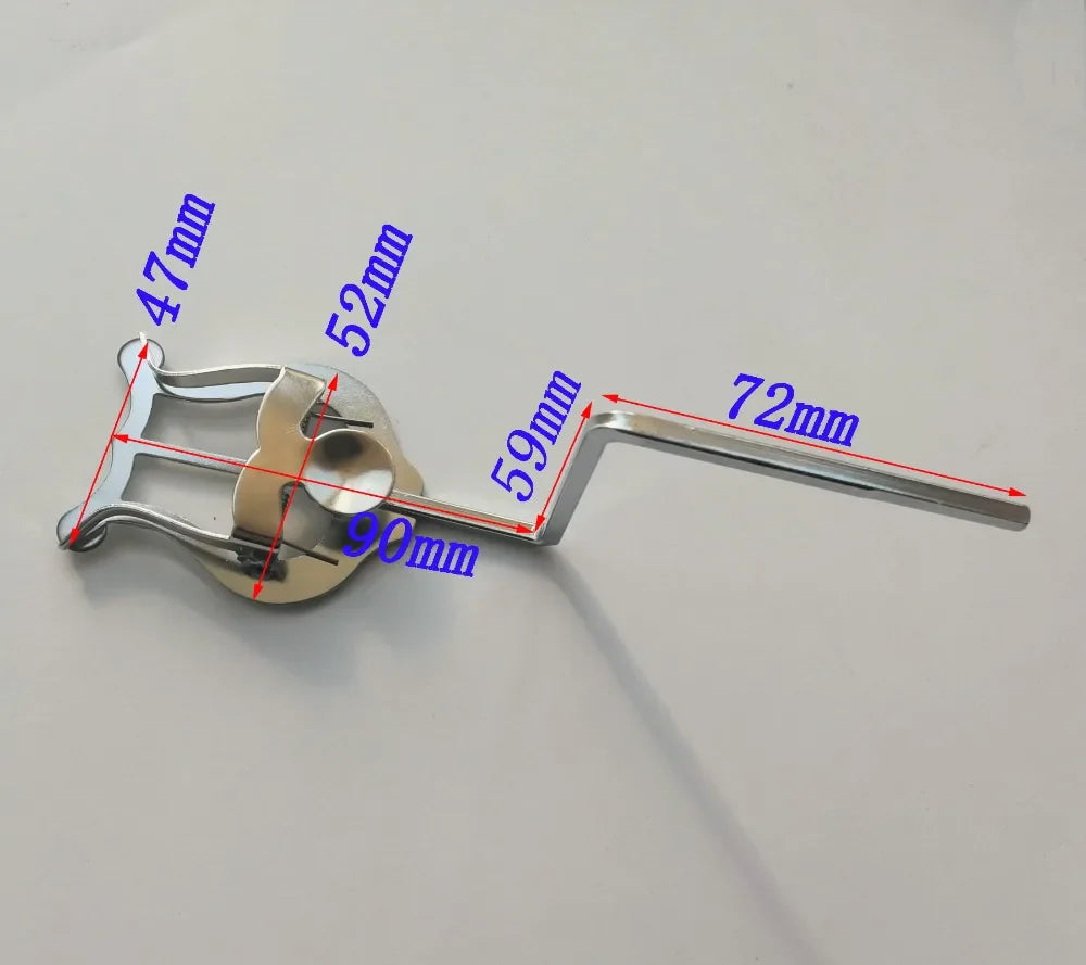 Réinitialisation de feuille itude en acier inoxydable, saxophone ténor alto, lyre