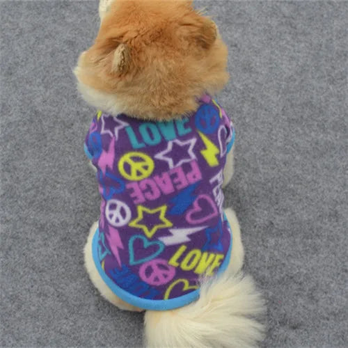 Vêtements chauds en molleton pour animaux de compagnie, manteau mignon à imprimé tête de mort pour chiens, veste chemise pour chiots, pull pour bouledogue français, vêtements de camouflage pour chiens