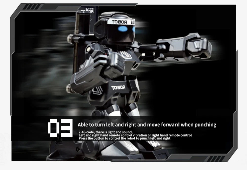 Robot de combat RC, jouet de boxe, télécommande, 2.4G, Robot de combat humanoïde avec deux Joysticks de commande, jouets pour enfants, cadeau