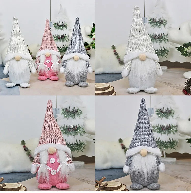 Faceless Christmas Decorations for Home, Christmas Tree Ornament, Merry Butter, New Year Gifts, 2024, 2025