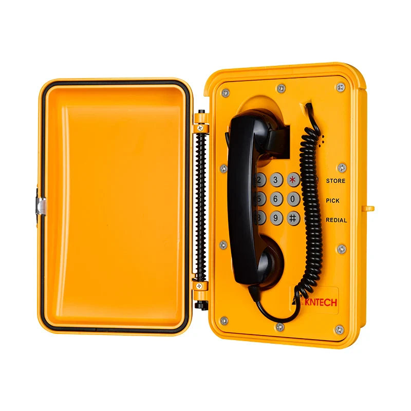 VoIP Weather Resistant Telephone Water Proof Telephones with IP66 Protection Door Cover KNSP-01T3J