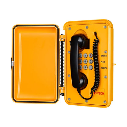 VoIP Weather Resistant Telephone Water Proof Telephones with IP66 Protection Door Cover KNSP-01T3J
