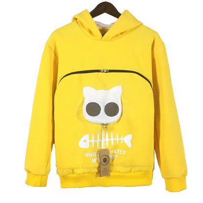 Sweatshirt Cat Lovers Hoodie Kangaroo Dog Pet Paw Dropshipping Pullovers Cuddle Pouch Sweatshirt Pocket Animal Ear Hooded Plus