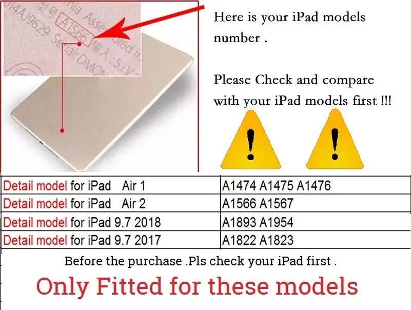 Folio Coque for iPad 2017 2018 9.7 5th 6th iPad Air 1 Air 2 Case Magnetic Smart A1566 A1822 PU Stand for iPad 2018 Air 2 Cover