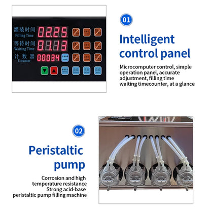 Suitable for Various Liquid Bag Type Suction Nozzle Liquid Filling Machinery 220V60Hz