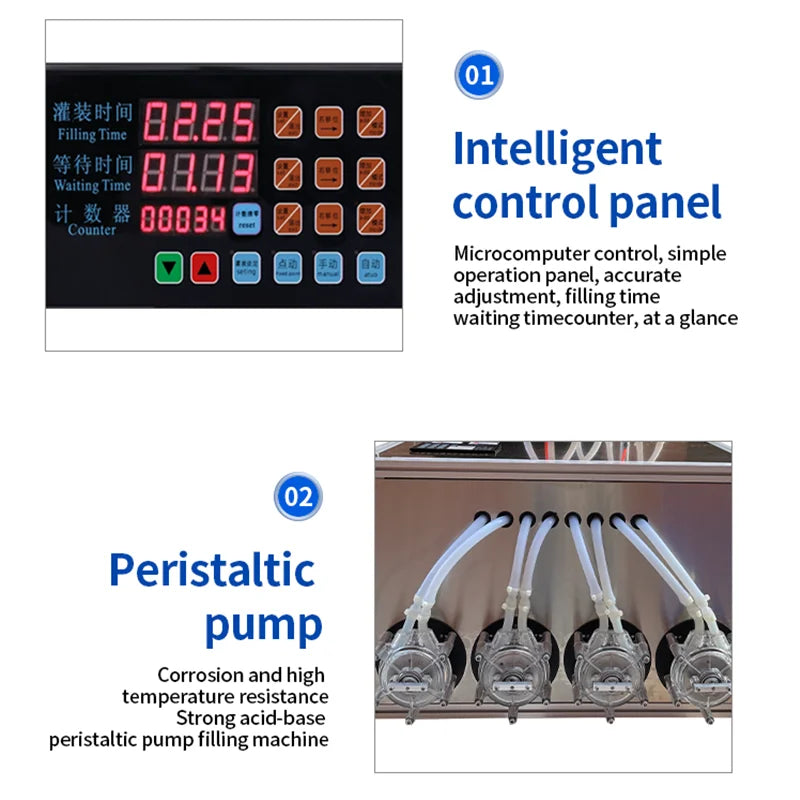 Suitable for Various Liquid Bag Type Suction Nozzle Liquid Filling Machinery 220V60Hz