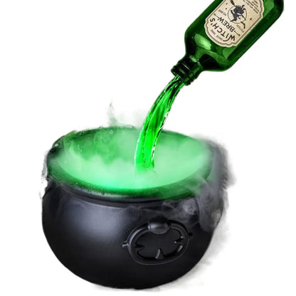 Halloween Black Wizard Bowl Magic Float Bottle And Diffuser Indoor Home Bar Magic Party Horror Ghost Props Halloween Decoration