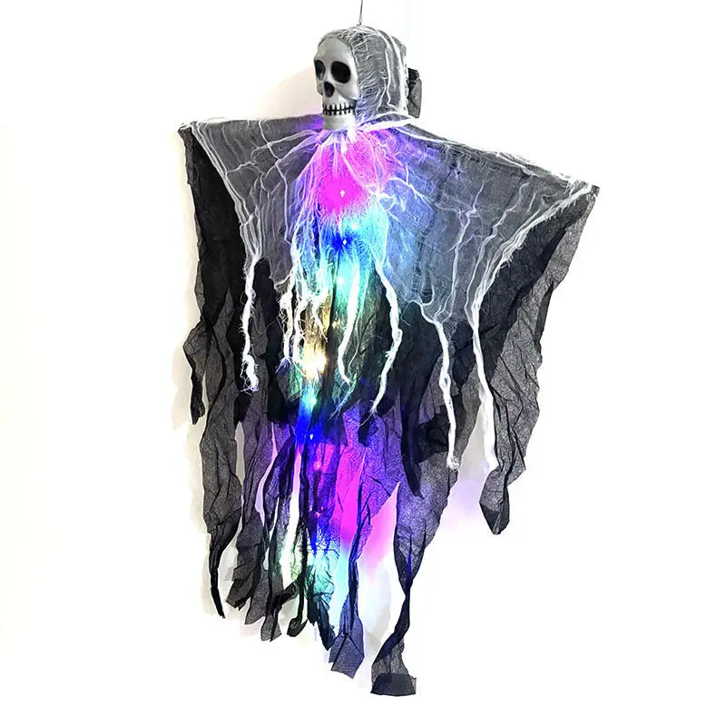 Halloween Decorations Horror Hanging Ghost Skull Skeleton Prop Perfect For Home Outdoor Yard Party Supplies Festival Decorations
