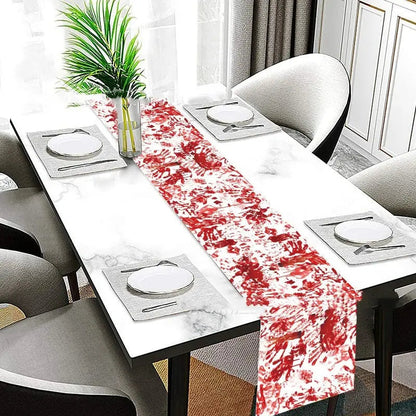 Halloween Horror Bloody Hand Printed Tablecloth Decoration