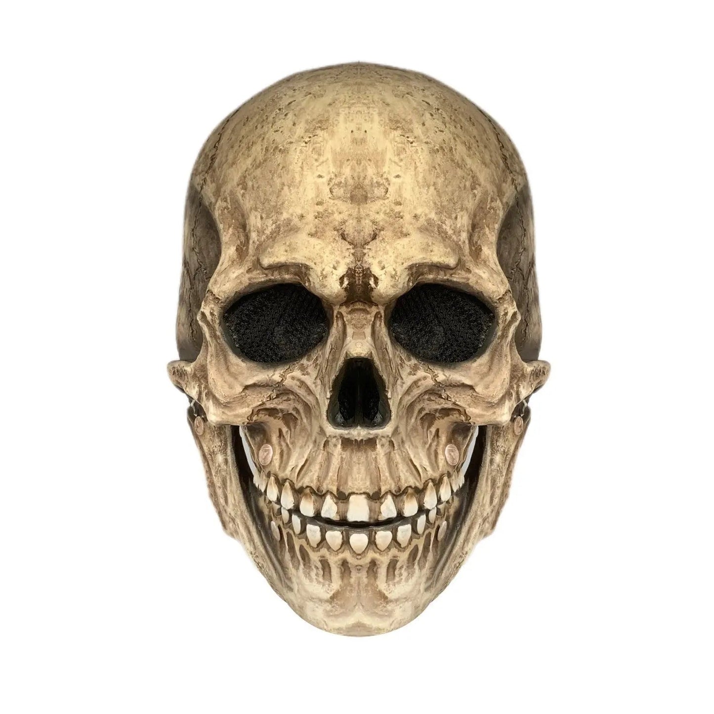 Masque Crâne Halloween à Mâchoire Mobile Casque Crâne à Mâchoire Mobile Masque Crâne Intégral