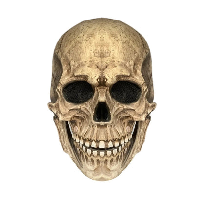 Masque Crâne Halloween à Mâchoire Mobile Casque Crâne à Mâchoire Mobile Masque Crâne Intégral