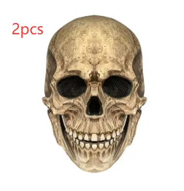 Masque Crâne Halloween à Mâchoire Mobile Casque Crâne à Mâchoire Mobile Masque Crâne Intégral