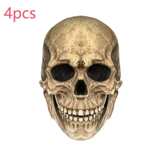 Masque Crâne Halloween à Mâchoire Mobile Casque Crâne à Mâchoire Mobile Masque Crâne Intégral