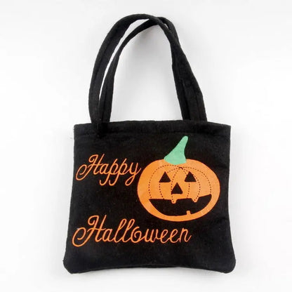 Sac à bandoulière citrouille araignée d'Halloween Sacs cadeaux bonbons pour enfants Petits sacs à main pour femmes