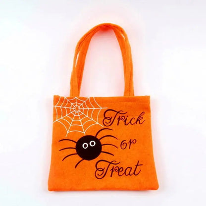 Sac à bandoulière citrouille araignée d'Halloween Sacs cadeaux bonbons pour enfants Petits sacs à main pour femmes
