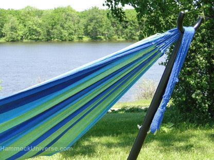 Deluxe Brazilian Double Hammock with Universal Stand