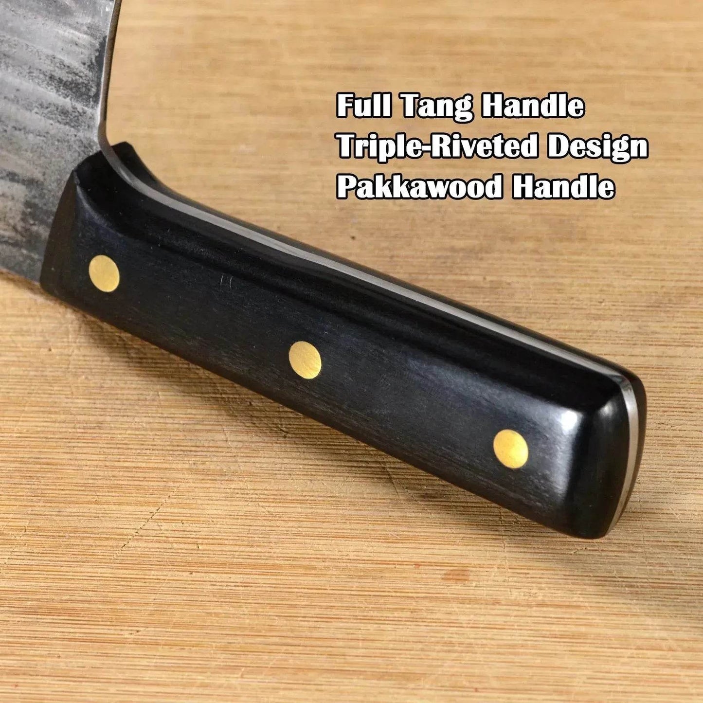 Hand forged Meat Cleaver Chopper Professional Chef Knives