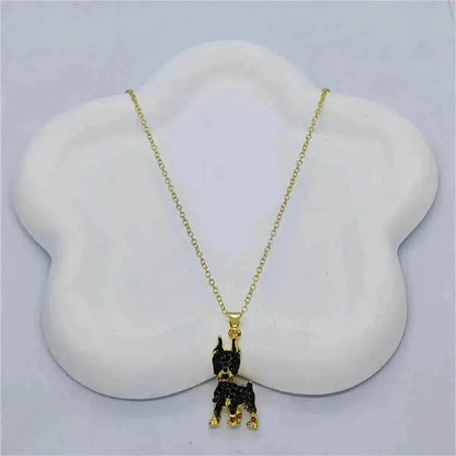 Handsome Doberman Pinscher Pendant Necklace Exquisite