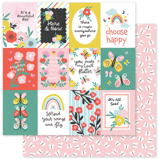 Happy Moments D 12 x 12 Paper (12 pc Bulk Pack) 34953