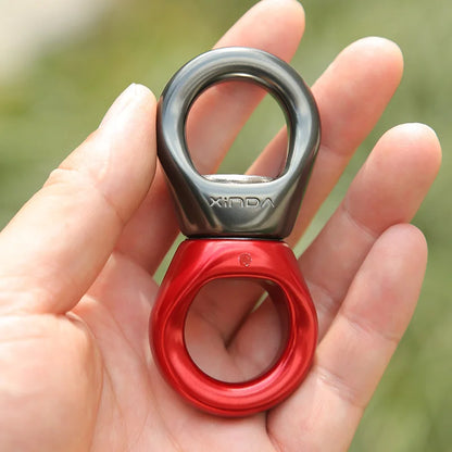 XINDA-Poulie d'escalade en aluminium 30kN, joint universel pour l'extérieur, haute qualité, mouvement de balançoire, adapté pour l'ancrage, le yoga, l'anneau universel
