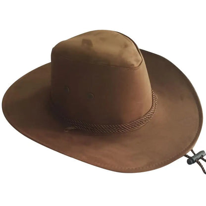 Chapeau de cowboy occidental pour hommes, casquette mongole, grand bord, gentleman, cadeaux de jazz, document