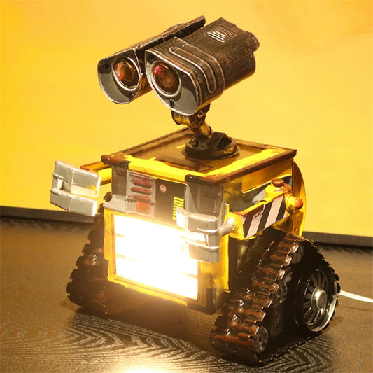 Lampe de table rétro robot créative, cadeau d'anniversaire pour chambre d'enfant, veilleuse décorative vintage