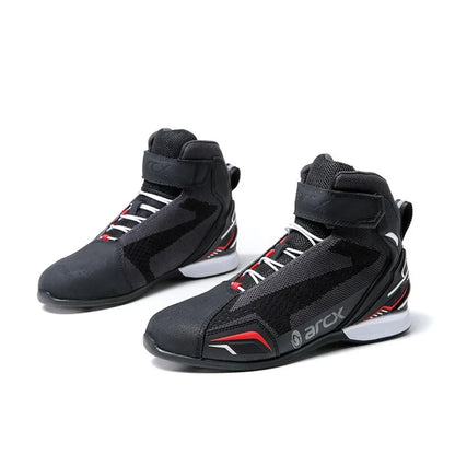 2022 ARCX NEW Knit Craft Summer Adventure Racing Moto Riding Men Motorcycle Ankle Boots Touring Sneaker Shoes