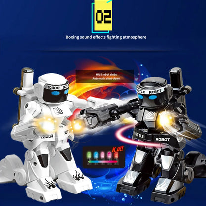 Robot de combat RC, jouet de boxe, télécommande, 2.4G, Robot de combat humanoïde avec deux Joysticks de commande, jouets pour enfants, cadeau