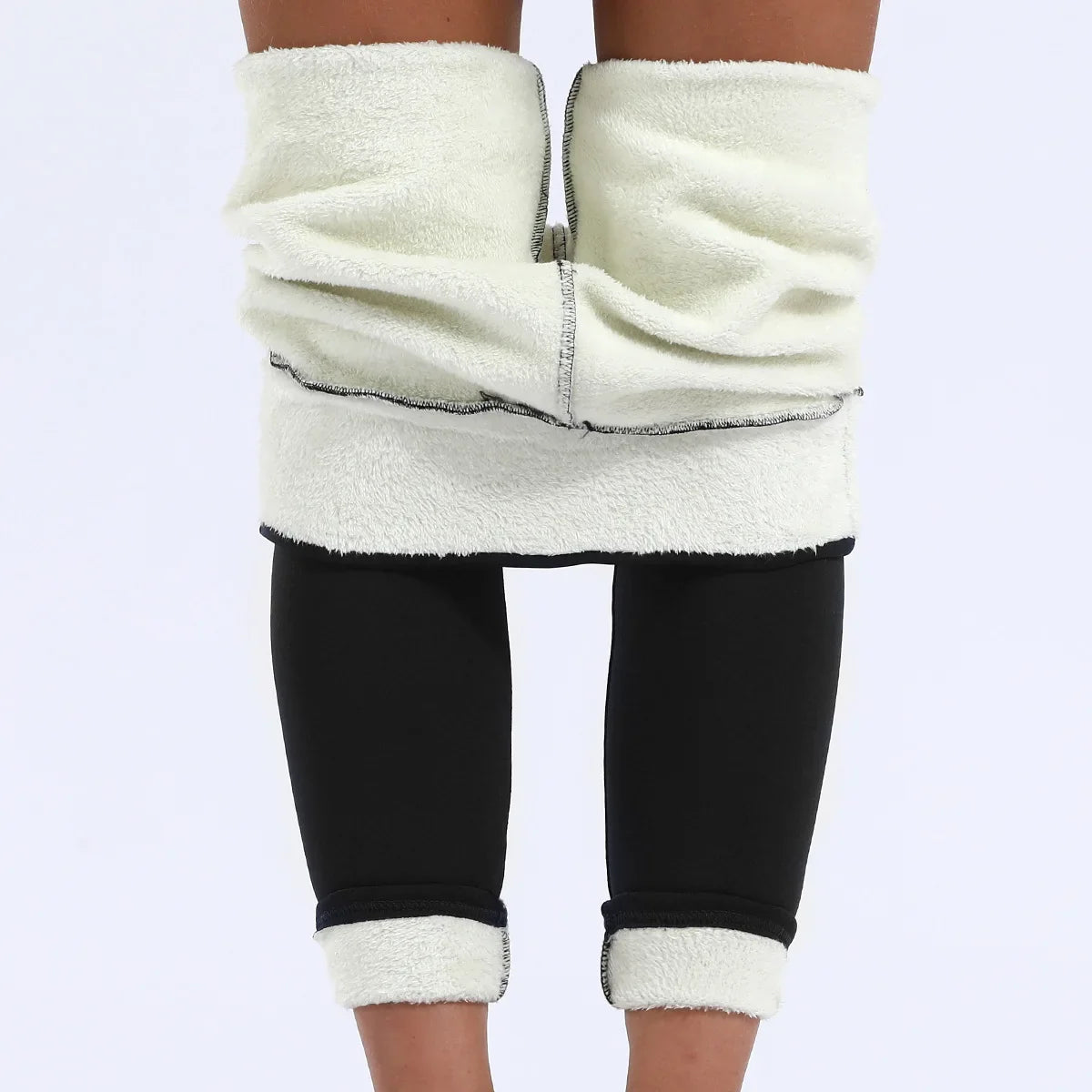 3XL chaud hiver épais Leggings femmes laine polaire femmes vêtements agneau cachemire velours pantalon élasticité S-3XL