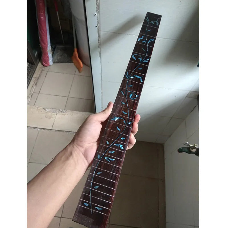 Manche de guitare 24 frettes, Finerboard en palissandre, arbre de vie bleu, accessoires de guitare, pièces