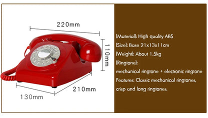 European and American style Rotate the number HA1950 antique vintage the rhenish elderly dream home telephone