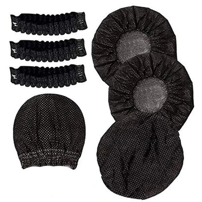 100 Pièces Housse de Microphone Jetable, Pare-brise Microphone, Capuchon de Protection Microphone Portable pour Karaoké