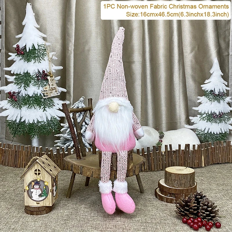 Faceless Christmas Decorations for Home, Christmas Tree Ornament, Merry Butter, New Year Gifts, 2024, 2025