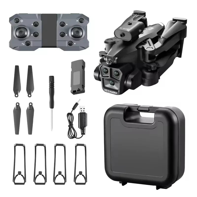 K10 Max Hot Sale Low Price High Quality Mini Foldable Three Camera Professional RC Beginner Drone Quadcopter Kids Gift Toy