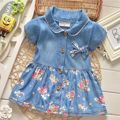 Nouveaux vêtements d'été pour bébés filles, robe mignonne à manches courtes pour enfants, costume décontracté pour tout-petits, tenues de bébé, vêtements de sport pour enfants
