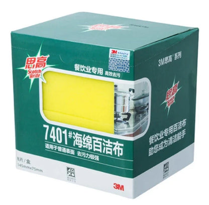 3M7401 3M Brand Green General Purpose High Water Absorption Kitchen Dish Scour Pad Made in Zhejiang for Service Equipment