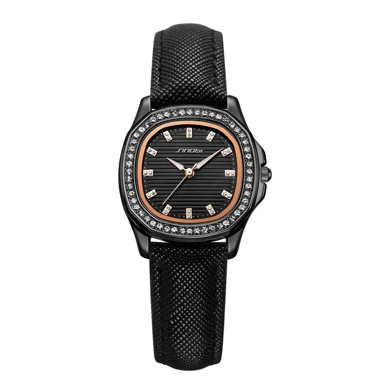 Quartz Watches for Women Wholesale Waterproof Watch Collection for Modern Gentlewoman Leather Watch Strap Relojes Hombre
