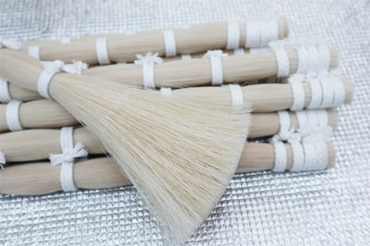 250g Crins de cheval noirs et blancs naturels pour violoncelle, contrebasse, violon, archet, 80-94 cm