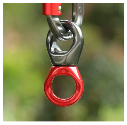 XINDA-Poulie d'escalade en aluminium 30kN, joint universel pour l'extérieur, haute qualité, mouvement de balançoire, adapté pour l'ancrage, le yoga, l'anneau universel