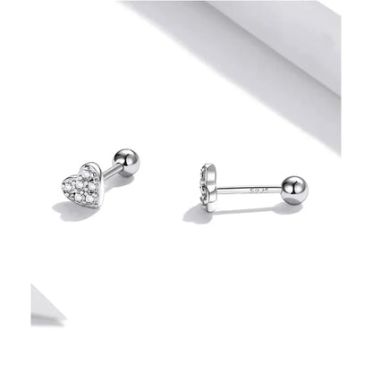 925 Sterling Silver Star And Butterfly Stud Earrings - Delicate And Fine Jewelry