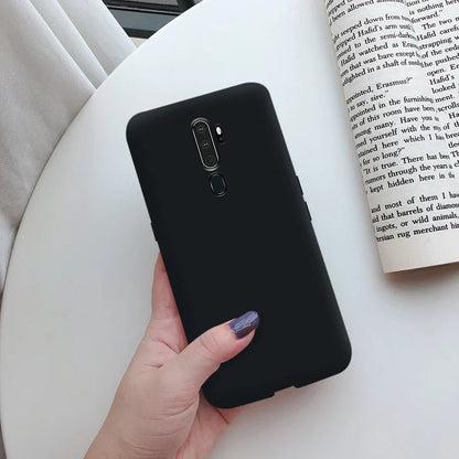 For OPPO A5 A9 2020 Case Cover Shockproof Soft Silicone Matte Coque Phone Cases For OPPOA9 OPPOA5 OPPO A 5 A 9 A9 A5 2020 Case