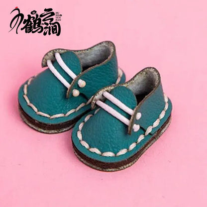 Chaussures décontractées en cuir de vachette faites à la main, chaussures en cuir simples, jolies chaussures BJD Butter, Obitsu11, GSC, 1/12, nouveau