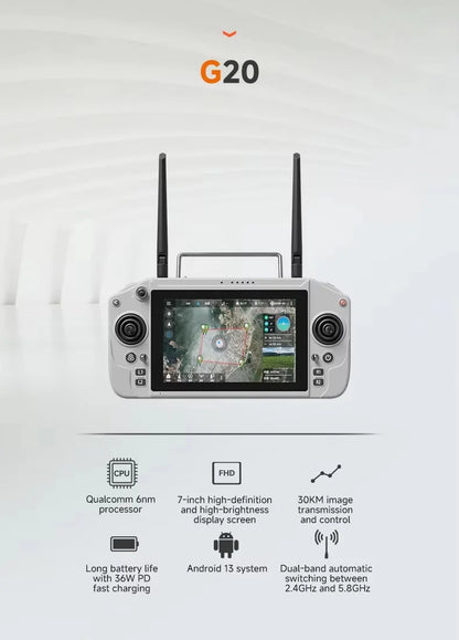 SKYDROID G20 Dual-Band HD Remote Control FPV Drones Long-Distance Image Transmission Compatible with Others Plastic Model