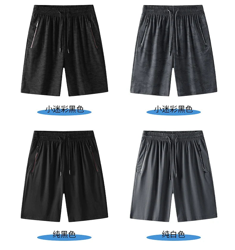 Men's Shorts For Men Summer Oversized Sports Casual Short Pant Britches Trousers Boardshorts Beachwear Breathable Elastic Waist